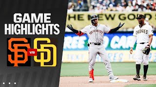 Giants vs. Padres Game Highlights (3/30/24) | MLB Highlights