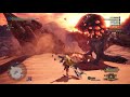 【mhw】歴戦バゼルギウス2頭クエ（初見弓ソロ hr30解放）【爆ぜる鱗を超えた道】