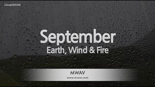 Earth, Wind \u0026 Fire-September (Karaoke Version)