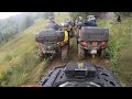 Atv Rainy Day 🌧️ Atv Riders Big Group 🔥 Exploring Mountain Trails ❗️❗️