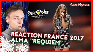 REACTION | France 2017 - Alma - "Requiem" 🇫🇷 | MAXE Eurovision - ❄️ Xmas Vlogovision #18
