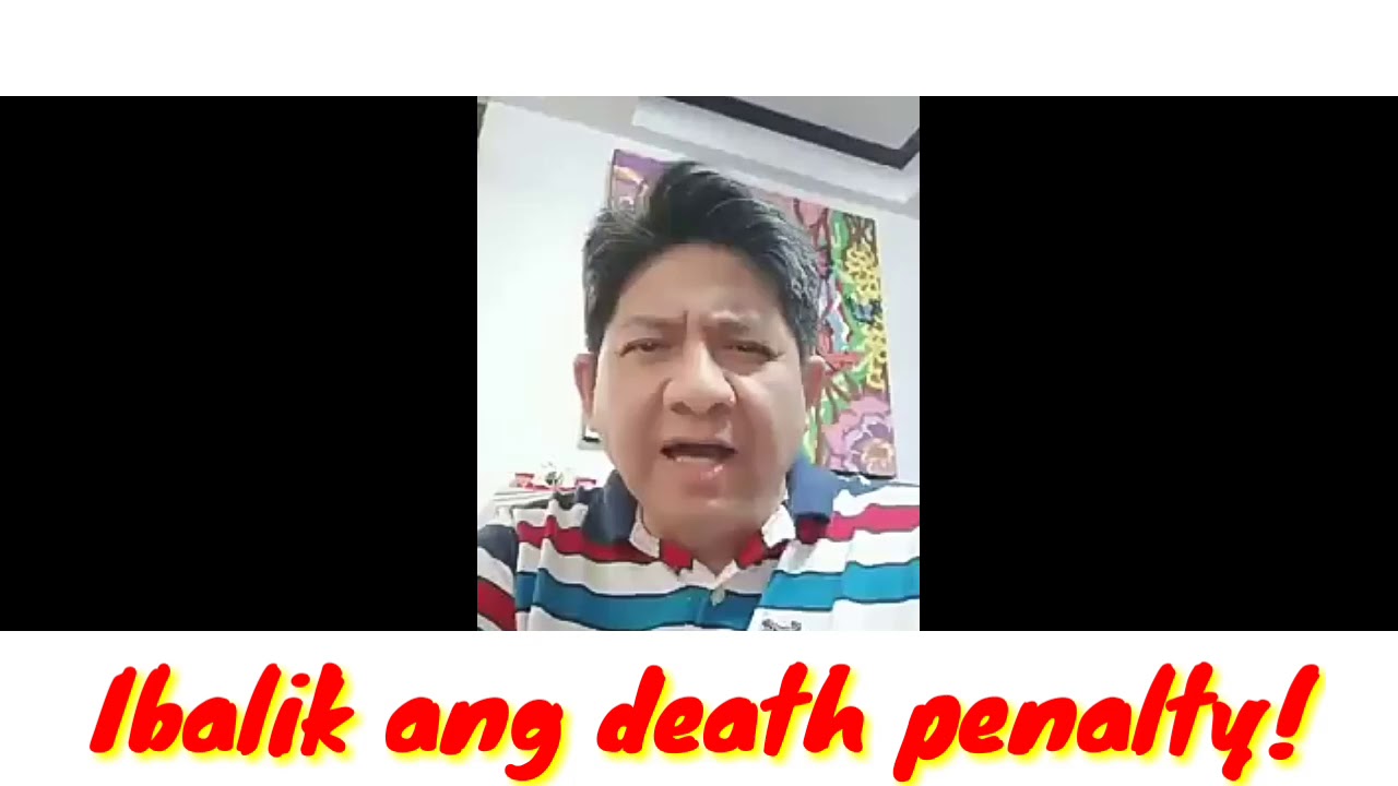 Ibalik Ang Death Penalty! Senatoriable Atty Larry Gadon - YouTube