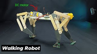 DIY DC motor projects Idea || Homemade walking Robot @HackerJP