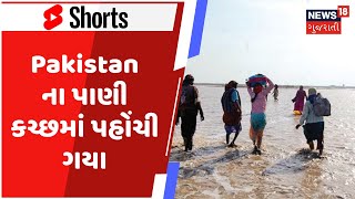 Pakistan ના પાણી કચ્છમાં પહોંચી ગયા | News18 Gujarati #pakistan #shorts