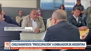 Descargos del embajador de Argentina tras "preocupación" de Chile