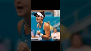 Bianca Andreescu Defeated Maria Sakkari  | Miami Open | Tennis | #viral #wta #youtubeshorts