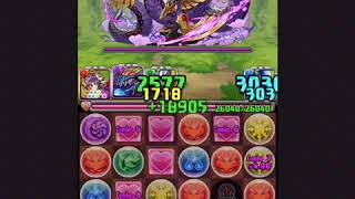 【パズドラ】工龍契士の創玉殿 五節 三体以下編成【初見多色パ攻略】