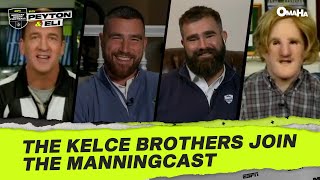 Super Bowl brothers join Peyton and Eli Manning for the ManningCast |  MNF with Peyton and Eli