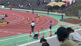 2023新潟市選手権中学男子4×100mR B決勝①RizeAC