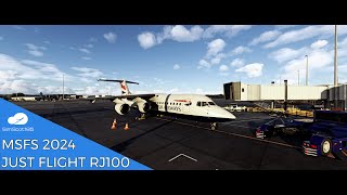 MSFS 2024 I JUSTFLIGHT RJ100 UPDATE I STUDY LEVEL LEARNING LIVE!