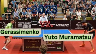 Yuto Muramatsu vs. Kirill Gerassimenko | Full Match - Short Form with Replays | TTBL 2023/24