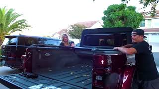 OPENROAD Aluminum Retractable Tonneau Cover | Installation- Truck Bed without Slide System