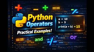Python Operators Explained with Practical Examples | Complete Beginner Guide🐍