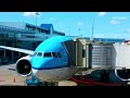 KLM Airbus A330-300 Pushback & Takeoff | Amsterdam Schiphol to Vancouver | Enjoy tarmac action