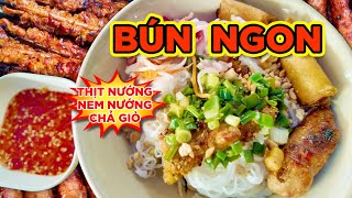 LỬA THAN RIU RIU-THỊT THƠM NỒNG NÀN-GIÁ CẢ ÊM ÊM Ở QUÁN BÚN NGON Q.11!!! 30K!!! Saigon's Best