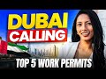 How to work in Dubai as a foreigner - Top 5 Visas 🇦🇪 | Nidhi Nagori