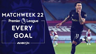 Every Premier League goal from Matchweek 22 (2020-2021) | NBC Sports