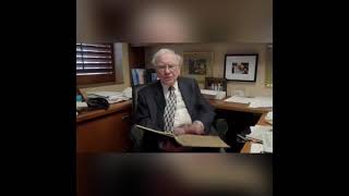 Warren Buffett Reading Scene