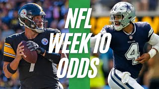 NFL Opening Lines Report | Week 10 NFL Odds | Point Spreads, Moneylines, Betting Totals