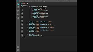 PYTHON SNAKE GAME • PART 3 • FULL CODE