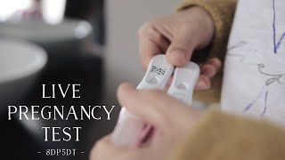 LIVE PREGNANCY TEST & HCG BETA RESULT | + Testing Out Pregnyl | Infertility & Surrogacy Journey