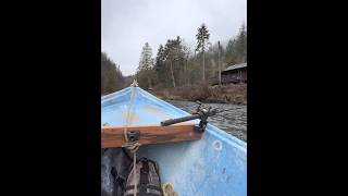 Drift boat float for winter steelhead #outdoors #pacific #northwest