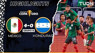 Resumen y goles | México 4-0 Honduras | Copa Oro 2023 | TUDN
