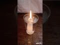 candle vs water magic experiment shorts