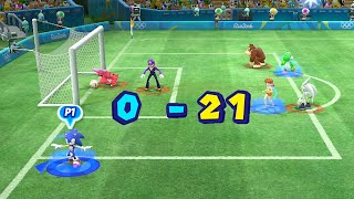 Mario & Sonic at the Rio 2016 Olympics ▷ Football ▷ 21 goals【WR】