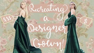 Recreating Anya Taylor-Joy's Custom Designer Dress | DIY | Full Tutorial