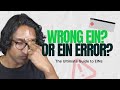 Wrong EIN or EIN Error? Ultimate Guide to EINs