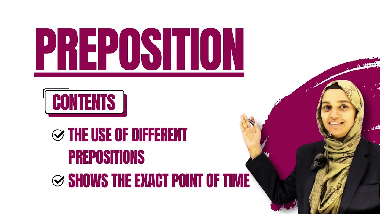 English Grammar Preposition Youtube