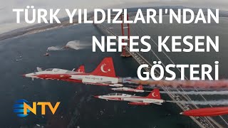 @NTV 1915 Çanakkale Köprüsü üzerindeki gösterinin kokpit görüntüleri