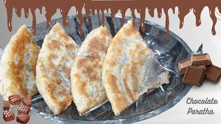 Chocolate Paratha Recipe| Chocolate paratha banane ka Tarika|Tiptopflavors