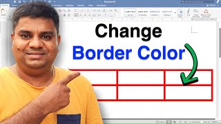 How To: Change Border Color In Word (MAC) - of Table