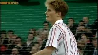 Stefan Edberg vs. Wayne Ferreira Grand Slam Cup 1993 Quarterfinal PART 3