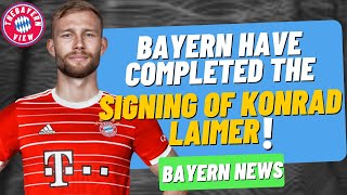 Bayern Munich have completed the signing of Konrad Laimer!! - Bayern Munich transfer News
