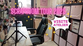 ✨️SCRAPROOM TOUR 2025✨️ VISITE ATELIER  #roomtour #atelier #scrapbooking