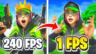 JEDER KILL = WENIGER FPS in Fortnite! 😩