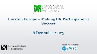 Horizon Europe - Making UK Participation a Success