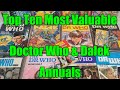 Top Ten Most Valuable Doctor Who + Dalek Annuals - What Are Your Annuals Worth?