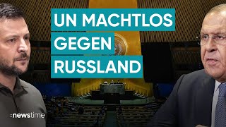 Selenskyj vs. Lawrow: Duell der Feinde im UN-Sicherheitsrat