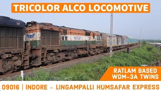 Tricolor Alco Locomotive | Indore - Lingampalli Humsafar Express | Pushkar Khamitkar