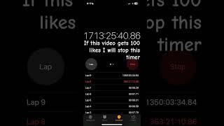 If this short gets 100 likes i will stop the timer #trending #viralvideo #2025 #timer #shorts #fyp