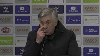 Everton 0-2 Fulham - Carlo Ancelotti - Post-Match Press Conference