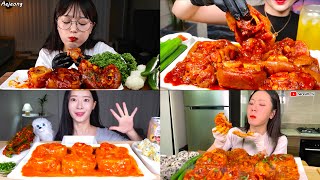 Kompilasi Mukbang Kaki Sapi Pedas 🌶🌶|2x Speed