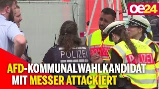 AfD-Kommunalwahlkandidat in Mannheim mit Messer attackiert