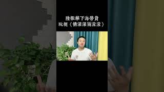 陸振華也下海帶貨，玩梗《情深深雨蒙蒙》