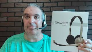 Koss,cs100 hands free communication.  noise reduction  microphone review