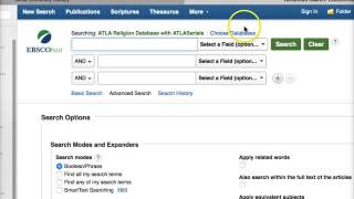 using atla religion database